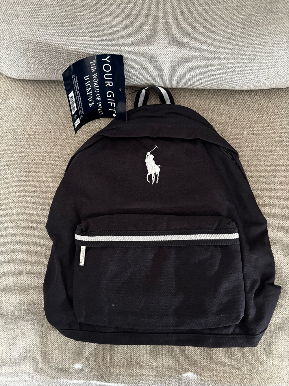 RALPH LAUREN Polo Backpack Dark Blue NEW - Picture 3 of 5